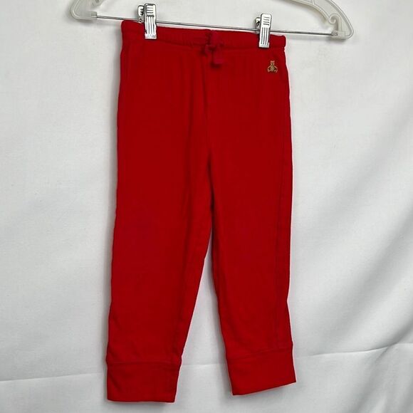 Baby Gap Brannan’s Favorites red cotton joggers EUC size 3 - Picture 1 of 9